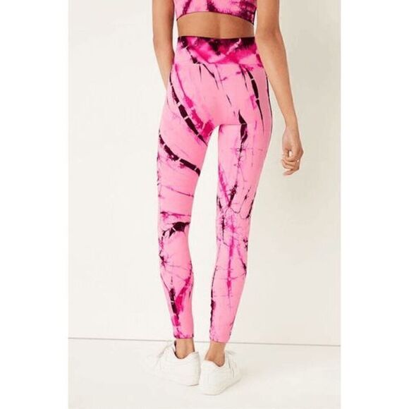 PINK Victorias Secret Tie Dye Seamless High Waist Full Length Legging Large - Picture 7 of 8